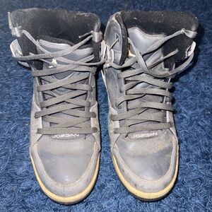 Black High-Top Sneakers